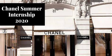 chanel summer internship|chanel internship program.